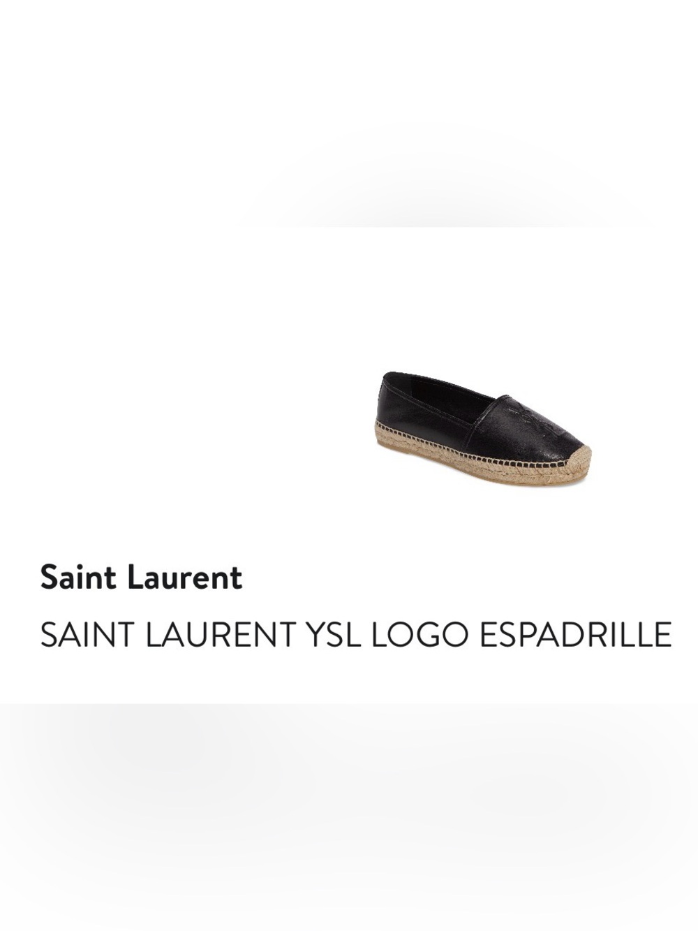 Saint Laurent YSL Logo Espadrilles - Picture 2 of 13